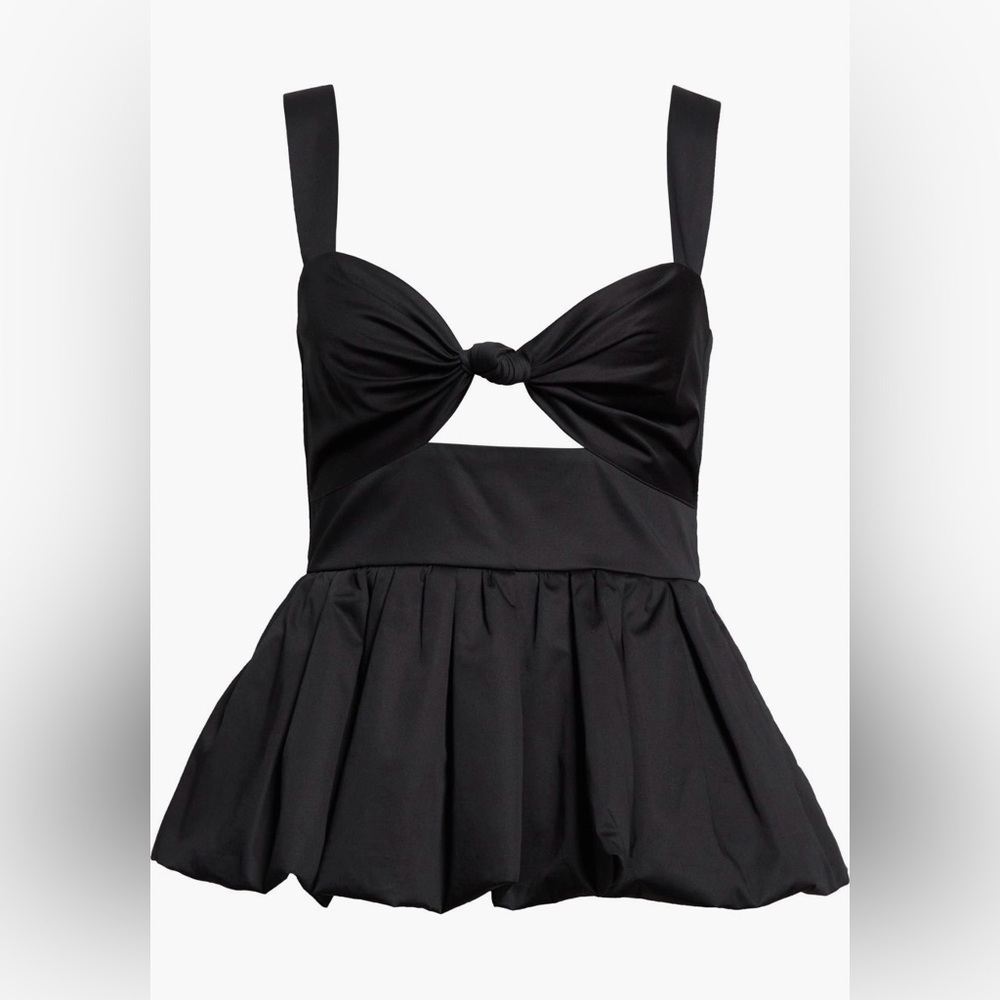 Cara Cara Claribelle Cutout Peplum Tank Top - Picture 5 of 8